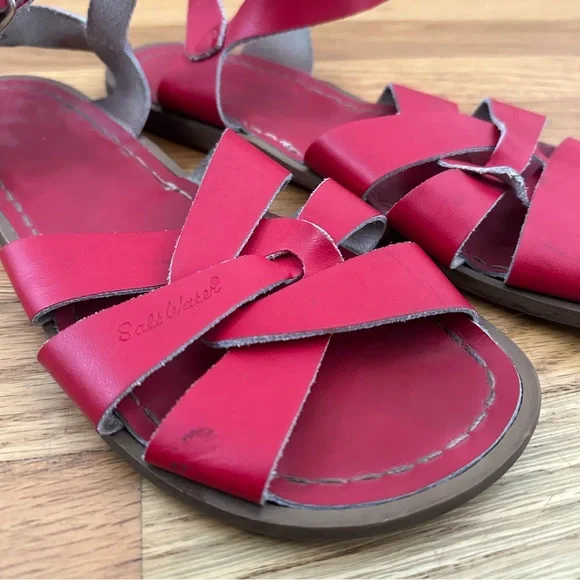 Salt Water Sandals by Hoy - Red - Picture 3 of 6